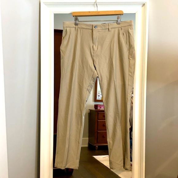 Adidas Khaki Golf Pant Men’s 38x32 - Picture 8 of 10